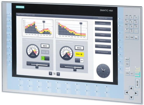 Панель оператора 6AV2124-1QC02-0AX1 Siemens SIMATIC HMI KP1500 Comfort
