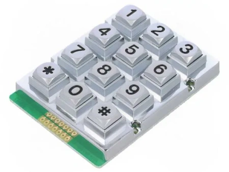 Металлическая клавиатура AK-207-N-SSL-WP-MM-GR ACCORD
