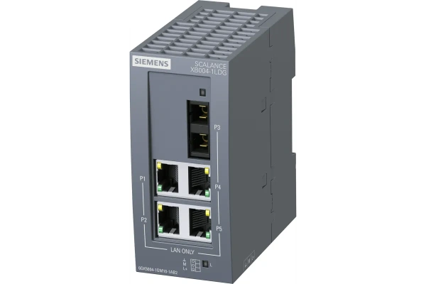 Неуправляемый промышленный коммутатор 6GK5004-1GM10-1AB2 Siemens SCALANCE XB004-1LDG