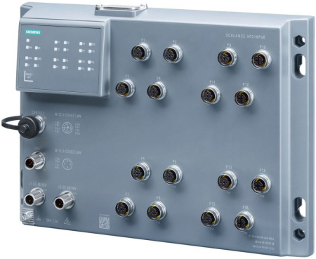 Промышленный управляемый Ethernet коммутатор SCALANCE XP216 EEC 6GK5216-0HA00-2ES6 Siemens IP65 16 портов M12