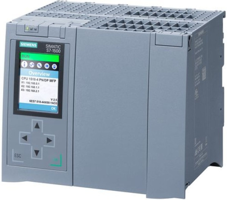 Центральный процессор SIMATIC S7-1500 CPU 1518-4 PN DP MFP 6ES7518-4AX00-1AC0 Siemens