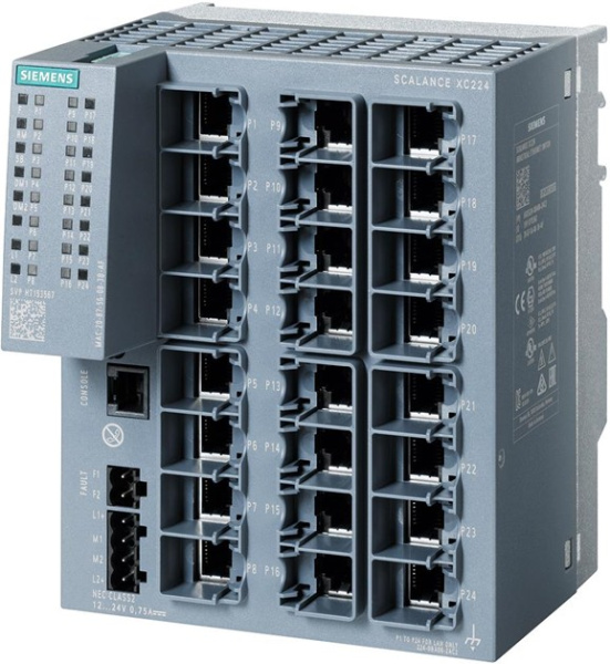 Промышленный управляемый коммутатор 6GK5224-0BA00-2AC2 Siemens SCALANCE XC224