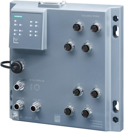 Промышленный управляемый коммутатор 6GK5208-0HA00-2AS6 Siemens SCALANCE XP208
