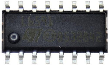 L6591TR ШИМ-контроллер полумостового преобразователя STMicroelectronics